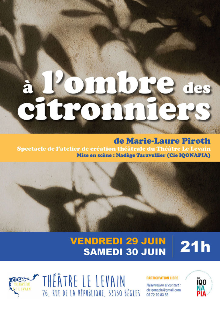 Affiche A l'ombre des citronniers